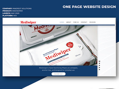 Mediwiper Website Creation