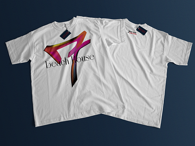 Beach House Tee | Album "7" 3d band beachhouse color gradients graphic design graphic tee merchandise music tshirt
