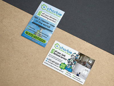 Washing Service Business Card Design