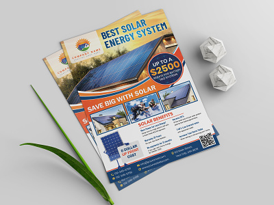 Solar Energy Company Flyer Design