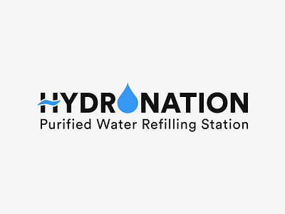 Hydronation affinity designer branding graphic design illustration logo logo design refilling water