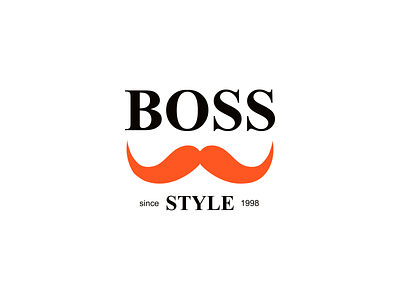 Boss Style Barbershop Logo affinitydesigner barber barber logo barbershop branding design graphic design illustration logo logo design logodesign