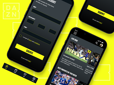 Browse thousands of Dazn images for design inspiration