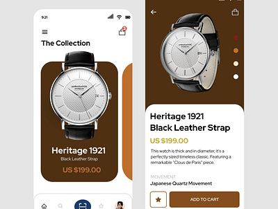 The Heritage app branding design graphic design ios ui