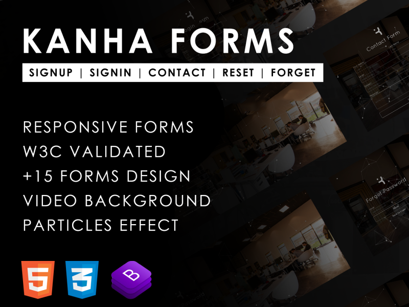 Kanha - Forms Template By Logshiv Web Design On Dribbble