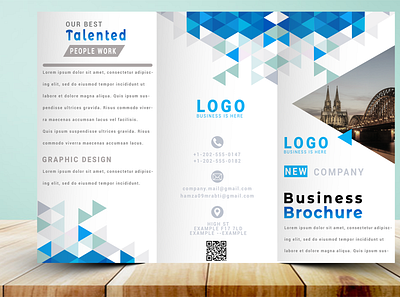 TriFold Brochure Design branding brochure design design graphic design illustration typography