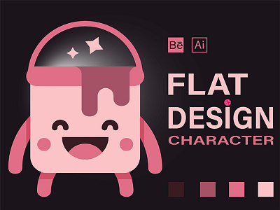 Flat Design Character illustration