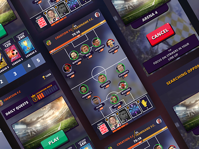 Teamster 3.0 app concept design fantasy fantasy football fantasy sports football game mobile design ui uidesign uiux ux