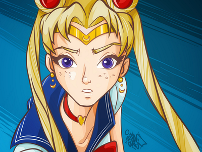 Sailor Moon fanart illustration sailormoon