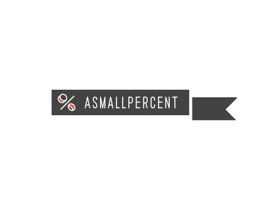 asmallpercent logo application asmallpercent design flag logo