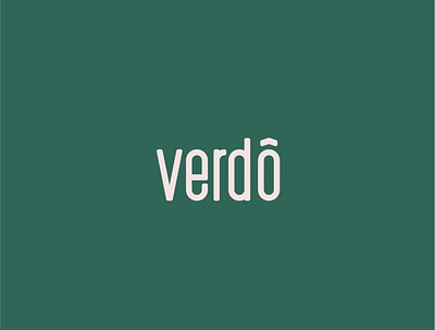 Verdô - Logo Design - Healthy Food bistro branding green healthy healthyfood logo logos pink restaurant tropical typography