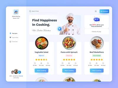 Cooking Learning platform