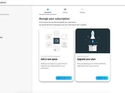 Subscription handler cms contentchef css design material ui react reactjs subscription ui uidesign webapp website