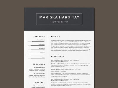 Free High End Resume Template with Clean Design cv cv template free resume template freebie freebies jobs resume resume design