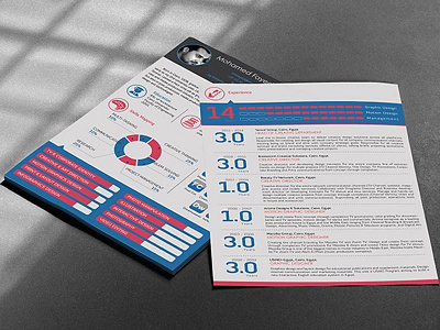 Free Resume Template with Infographic Style Design cv cv resume free cv template free resume template freebie freebies jobs resume resume template