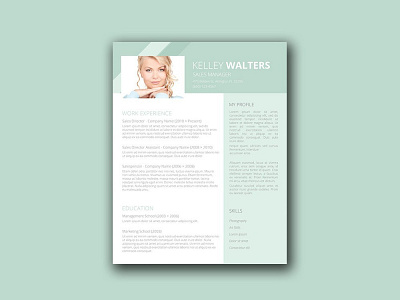 Free Sales Resume Template cv cv resume cv template free cv template free resume template freebie freebies resume resume template simple