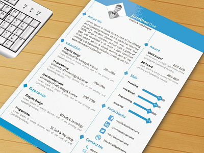 Free Clean Word Resume Template for Job Seeker cv cv resume cv template free cv template free resume template freebie freebies resume resume template simple