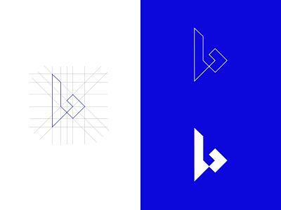B Mark art design idea illustration inspiration letter logo minimalist simple vector