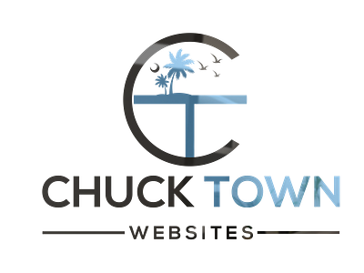 Chuck Town Websites Logo 3d animation branding design graphic design illustration logo motion graphics typography ui ux vector