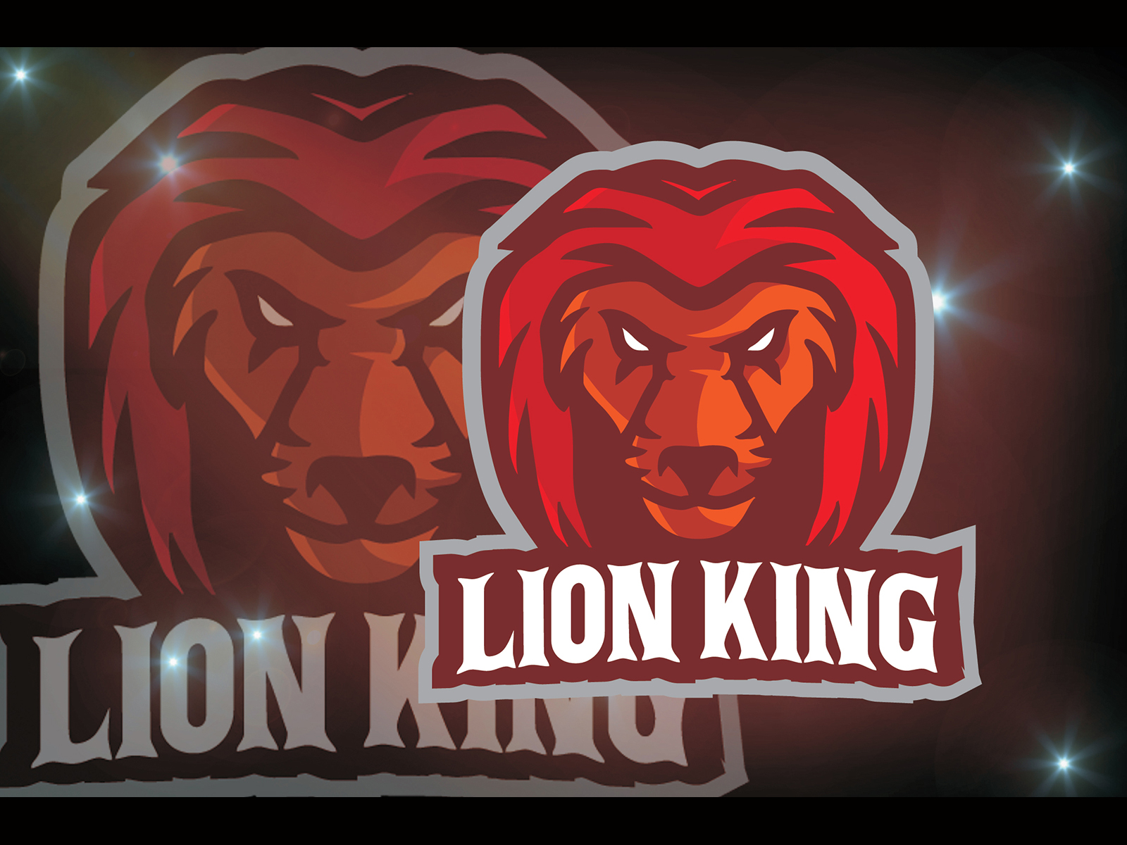 Download Free Lion King Logo Esport By Remarena On Dribbble PSD Mockup Template