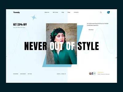 Fashion website banner brand clothing clothing store creative design e commercedesign ecommerce fashion fashion shop fashion store header online store shopping store uiuxdesign website