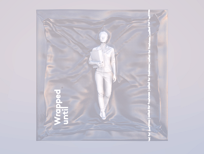 Wrapped Until ... 3d blender ceiled concept concept art covid 19 mondays plastic