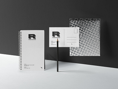 Stationery for Radharani branding logo mexico notebook package papeleria pencil postal radharani stationery