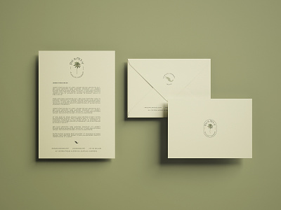 Stationery for Palm House