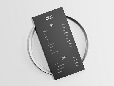 Menu for Aló Café alo cafe branding coffee menu mexico mockup stationery