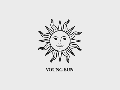 Young Sun Logotype branding design happy illustration logo logotype mexico sol sun young