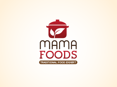 Logo Design - Food creative food icon logo design mama natural pot