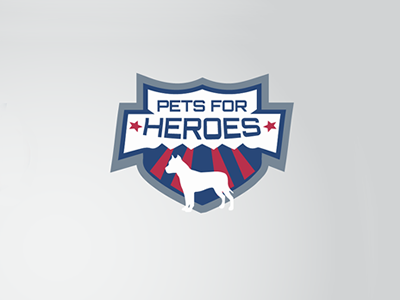Logo Design - Trained Pets america design dog heroes logo pets training us