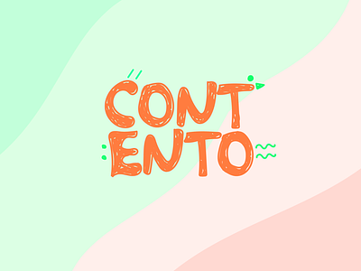Contento branding design logo typography vector