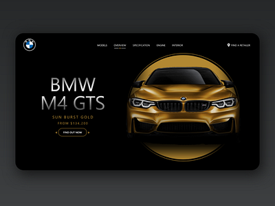 BMW M4 GTS Website UI Design appdesign dailyui design designinspiration dribbble graphicdesign interface ui uidesign uidesigner uitrends uiux uiuxdesign userexperience userinterface ux uxdesign uxdesigner webdesign webdesigner