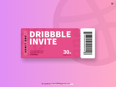 Grab the invite dribbbleinvite figma figmadesign invite invite giveaway uidesign uiux uxdesign