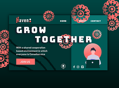 Haven Redesign app design illustration ui uiux web webdesign website