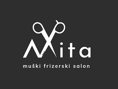 MIta Barbershop Logo branding design logo uiux vector webdesign