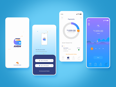 Mobile Wallet branding graphic design mobile app ui