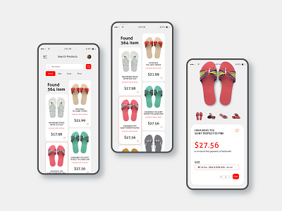 FlopStore Mobile App branding footwear graphic design mobile app ui