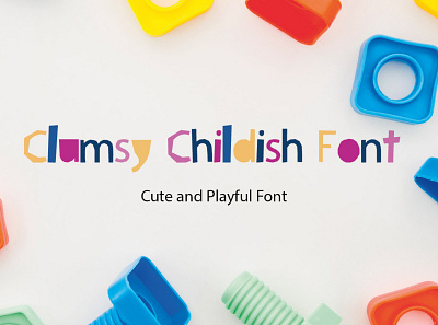 Clumsy Childish Font abstract baby branding childish font design font font design fonts playful font