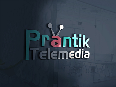 prantik telemedia logo design