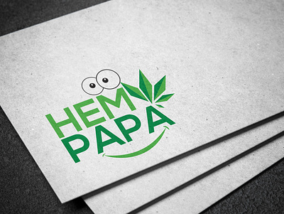 hempapa logo design badge brand business concept creative design element graphic icon illustration label logo modern professional retro symbol template unique vector vintage