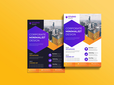 Creative Modern Corporate Flyer Design abstract annual report booklet business catalog corporate corporation cover design flyer leaflet magazine modern poster print professional promotion sales template templates