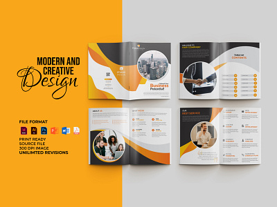 Modern Annual Report Design