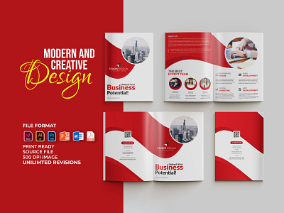 Modern Bifold Brochure Design