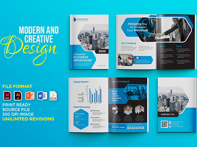 Creative  business proposal 16 pages multipurpose brochure