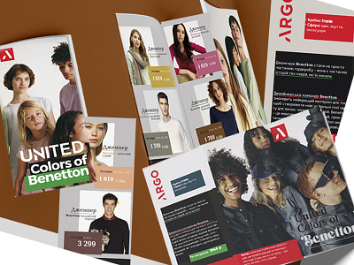 United colors of Benetton booklet beauty booklet branding design fashion photoshop print