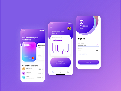 Finance Mobile UI Design app design finance mastercard mobile app design money sign in ui ui design ux