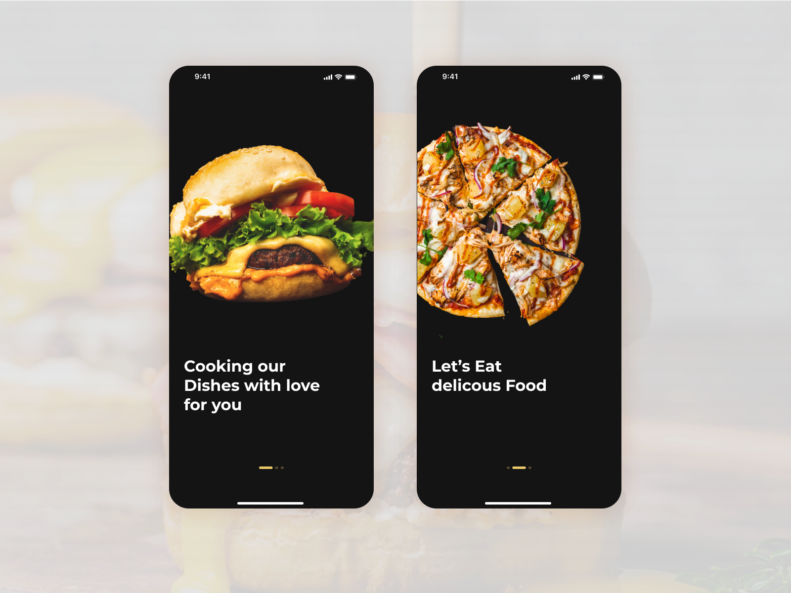 OnBoarding Food Delivery App by Amany Alshalatoni on Dribbble