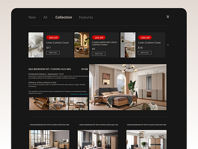 Furniture E-commerce Website